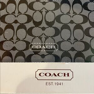 Coach Monogram Black and Gray Tablet Sleeve